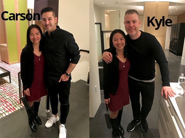 Grace finally met Kyle and Caron in person in Las Vegas Conference 2019