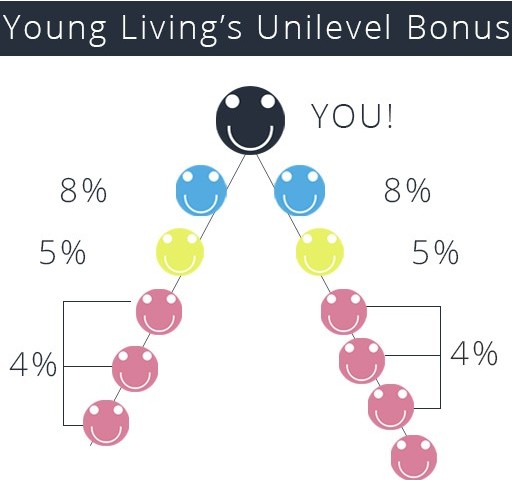Young Living essential Oils Review – Unilevel bonus