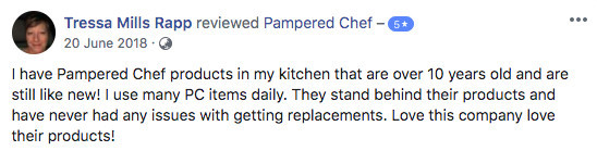 Is Pampered Chef A Pyramid Scheme? - Pampered Chef Positive Comment