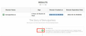 What Is Bonus Junkies? - Fake Founding Date