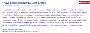 What Is Cashcrates.co? - Complaint