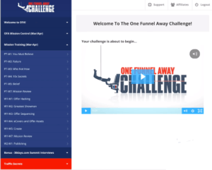 What Is One Funnel Away Challenge About? - Members Area