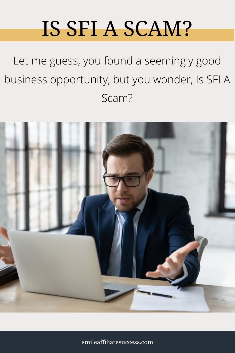 Is SFI A Scam?