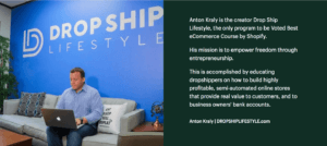 How Is The Drop Ship Lifestyle Course? - Anton Kraly