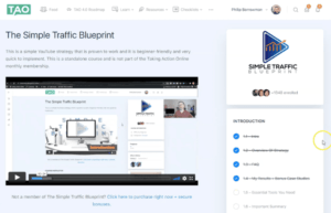 What Is The Simple Traffic Blueprint? - Members-Area