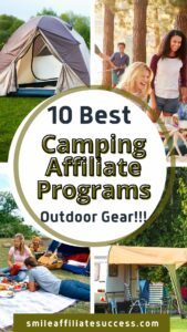 Best 10 Camping Affiliate Programs